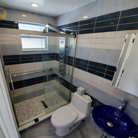 Cabana-Bad mit Dusche